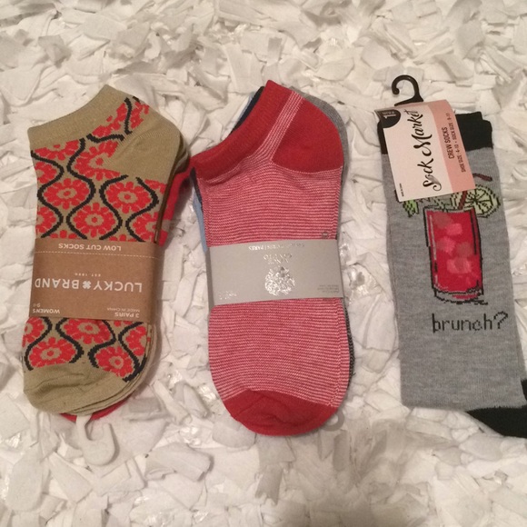 Lucky Brand Accessories - Lucky Brand Vince Camuto and brunch socks.10 pairs